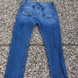 Frame distressed denim jeans.. Le Grand Gargon ..